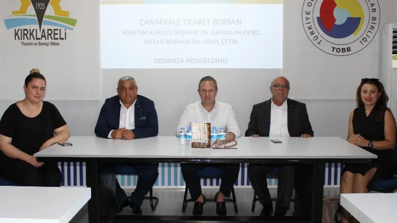 Kırklareli TSO'ya Çanakkale'den ziyaret -