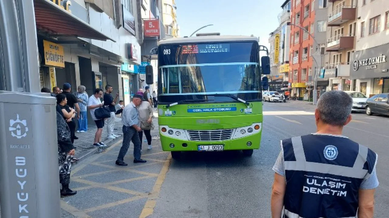 Kocaeli'den toplu taşıma araçlarına denetim -