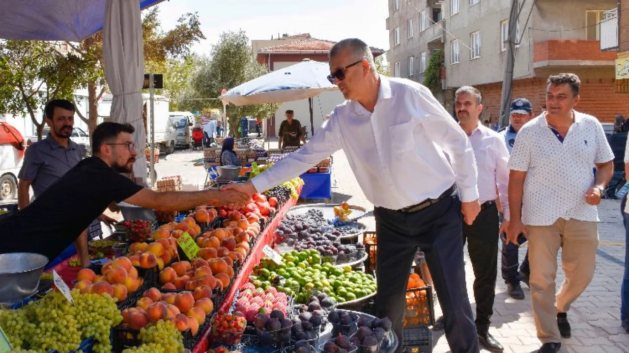 Bursa'da Karacabeyliler yeni semt pazarından memnun -