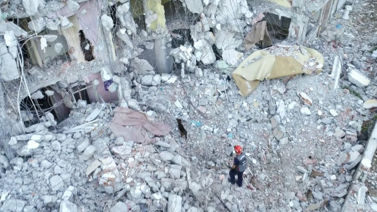 Gerçek enkazda deprem tatbikatı -