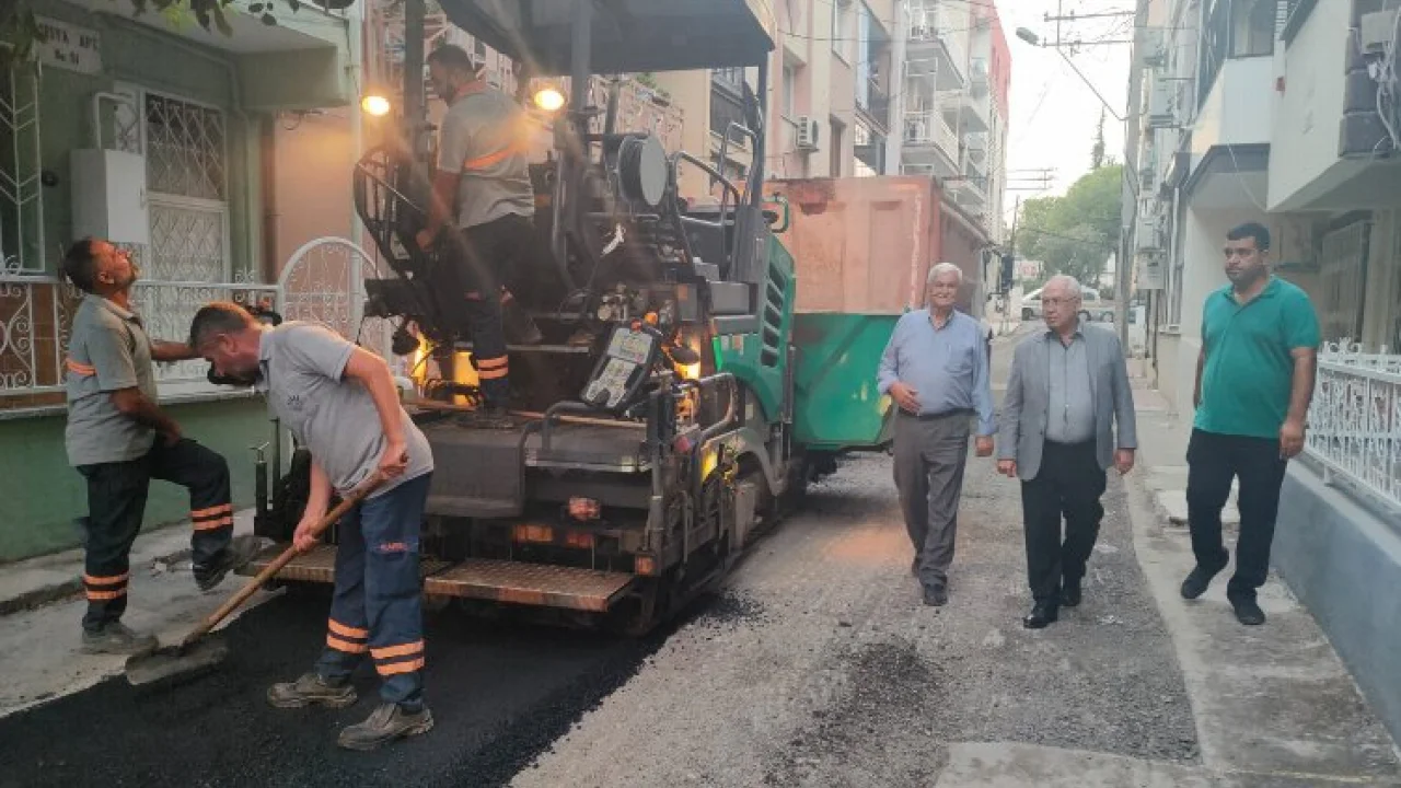İzmir Karabağlar'da asfalt denetimi -