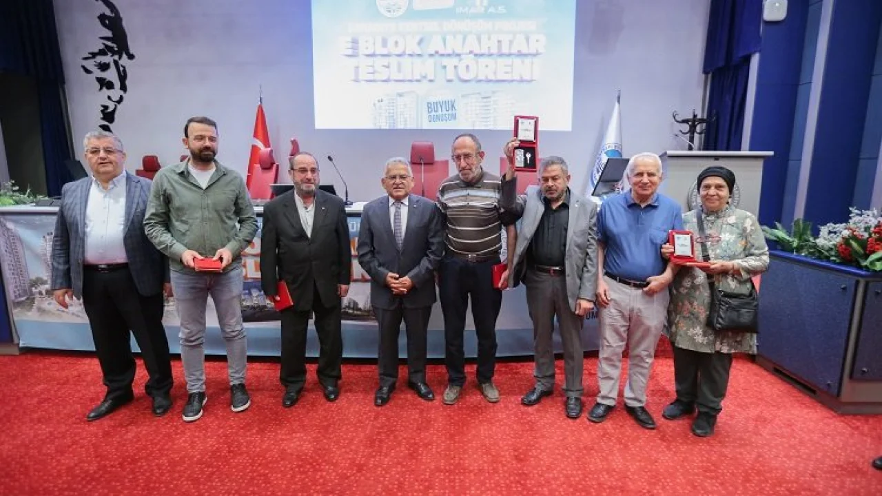 Kayseri Sahabiye Kentsel Dönüşüm'de anahtar teslimi -