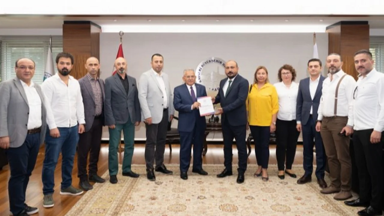 Makine mühendislerinden Kayseri Büyükşehir'e ziyaret -