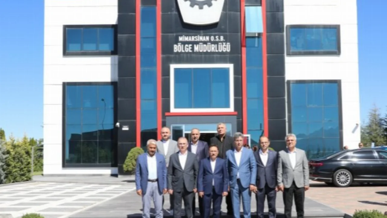 Mimarsinan OSB'ye Vali Çiçek'ten ziyaret -