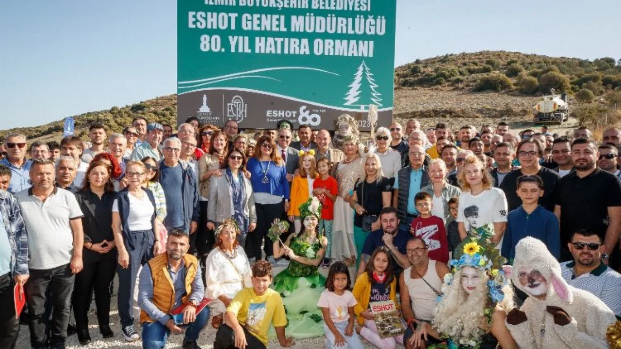 Cumhuriyetin 100’üncü yılında İzmir’e ESHOT Ormanı -