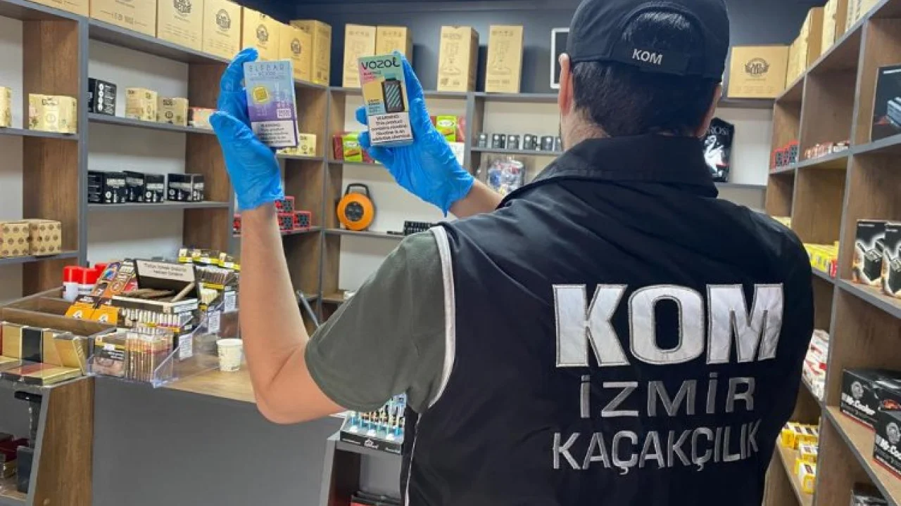 İzmir Emniyeti'nden tütün mamülleri kaçakcılığı operasyonu -