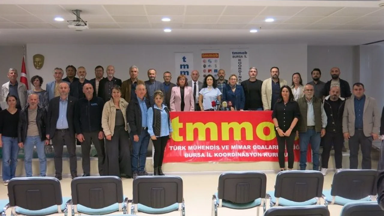 TMMOB BURSA İKK’dan İsrail’e kınama -