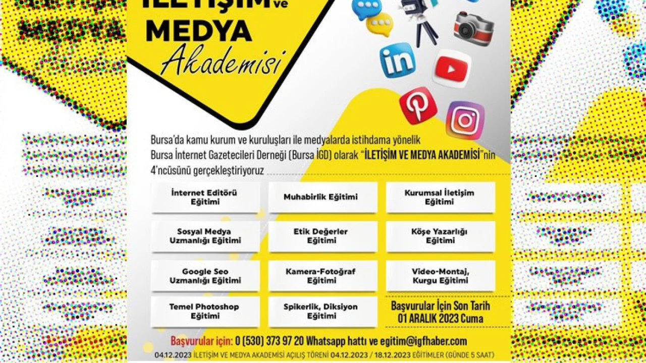 İletişim ve Medya Akademisi başlıyor -