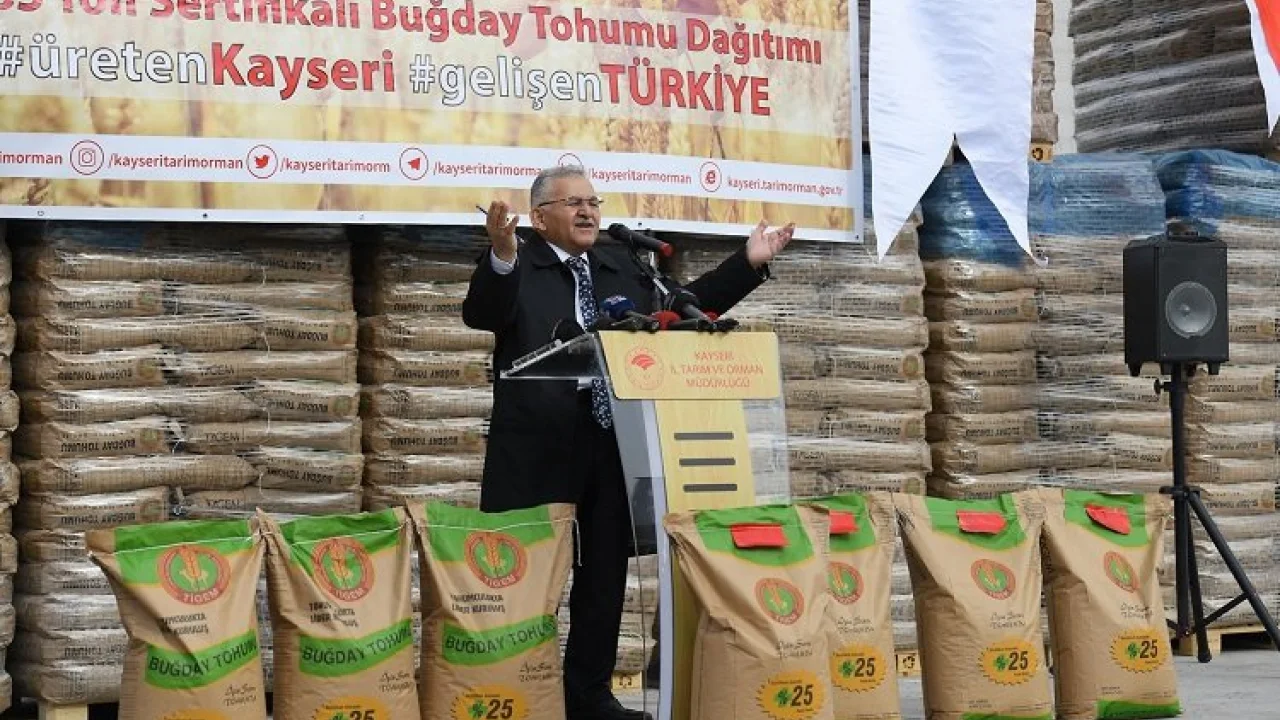Kayseri Büyükşehir'den tarıma büyük destek -