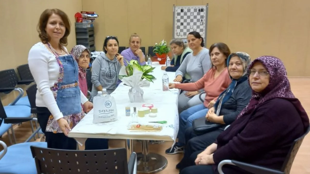Keşan'da el sanatları kursu yoğun ilgi -