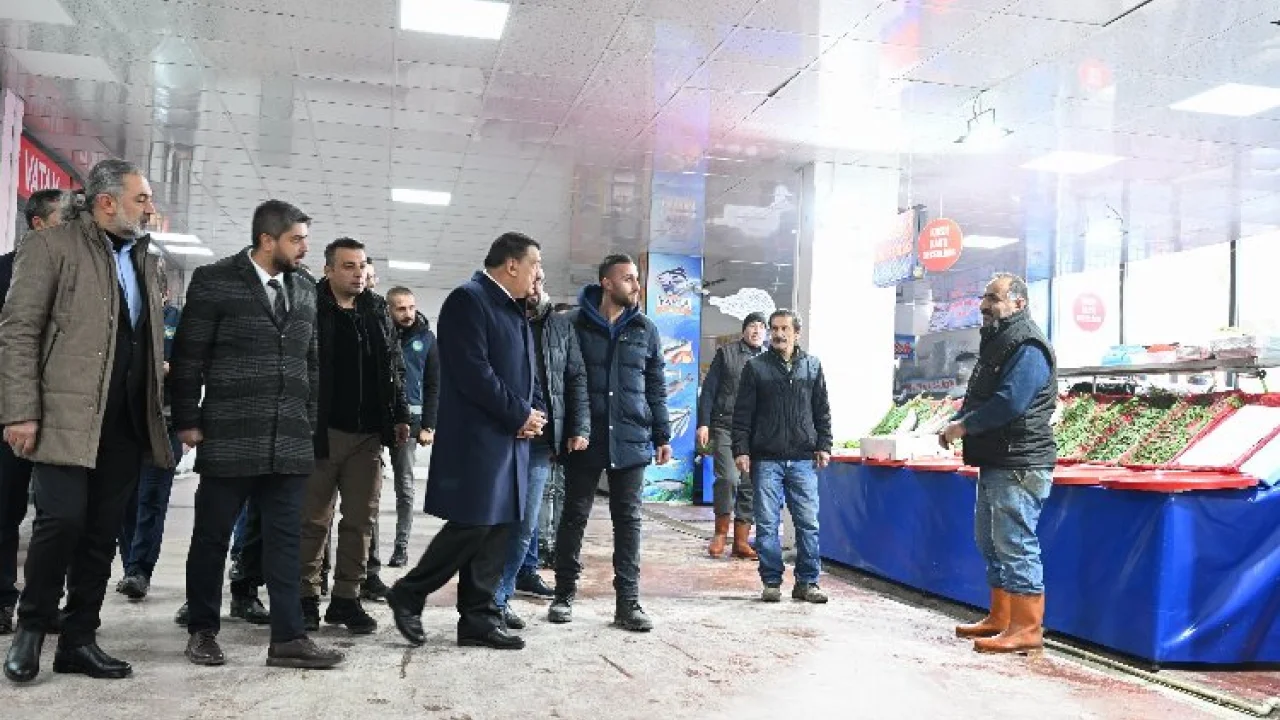 Malatya'da Et-Balık Pazarı'na inceleme -