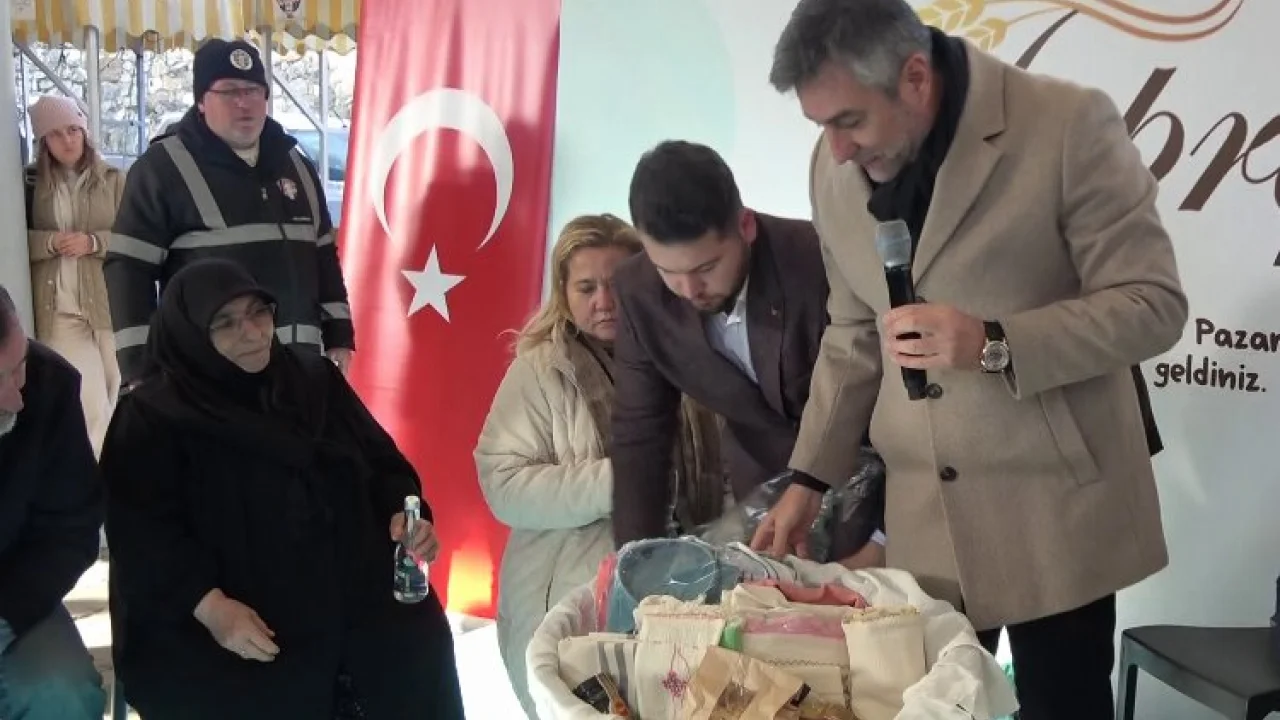 Şile hediye sepetini merak edenlere yanıt Başkan Ocaklı'dan geldi -