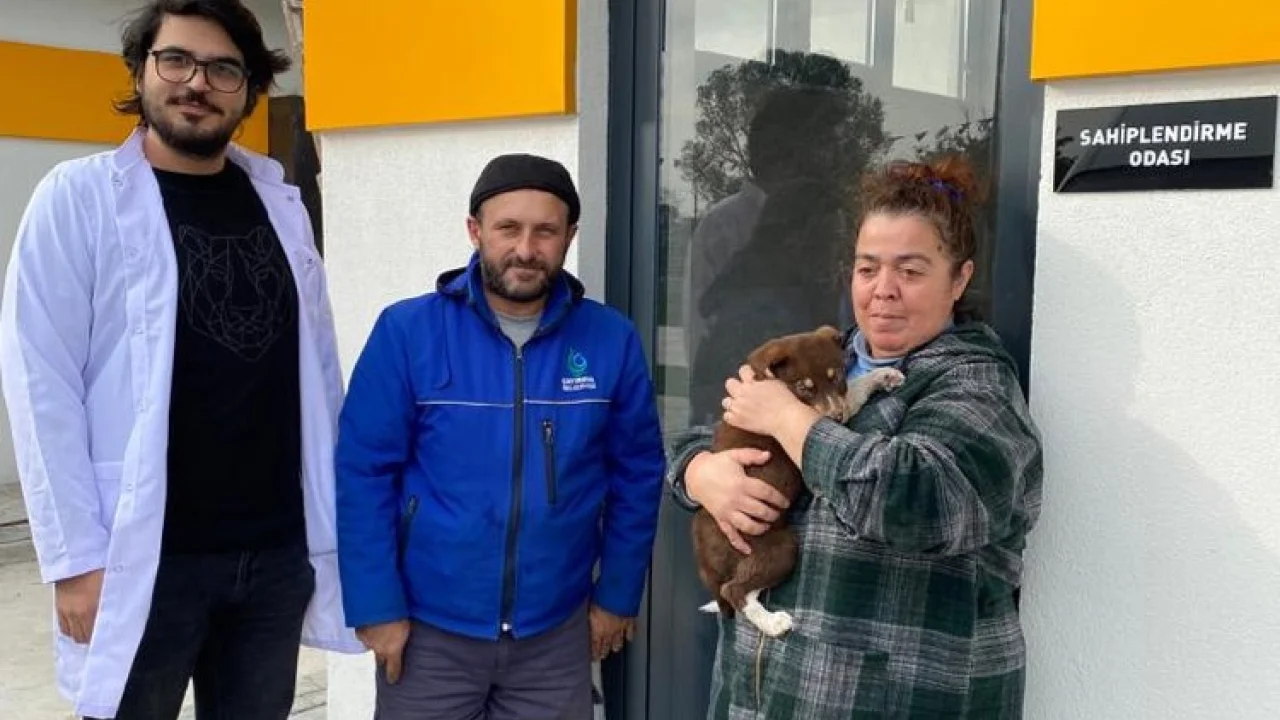 Sokak Hayvanları Bakımevi’nde ilk sahiplendirme yapıldı -