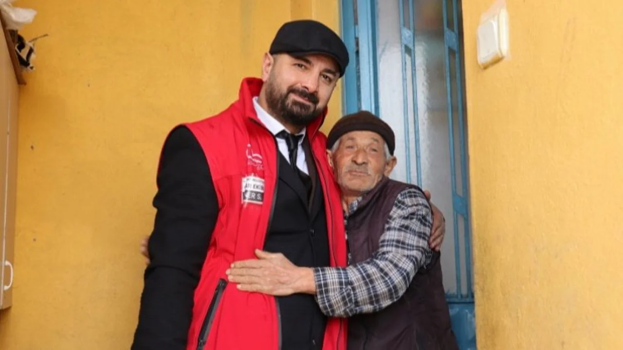 Beyaza bürünen Kulmahmut Köyü’nde yürekler ısındı -