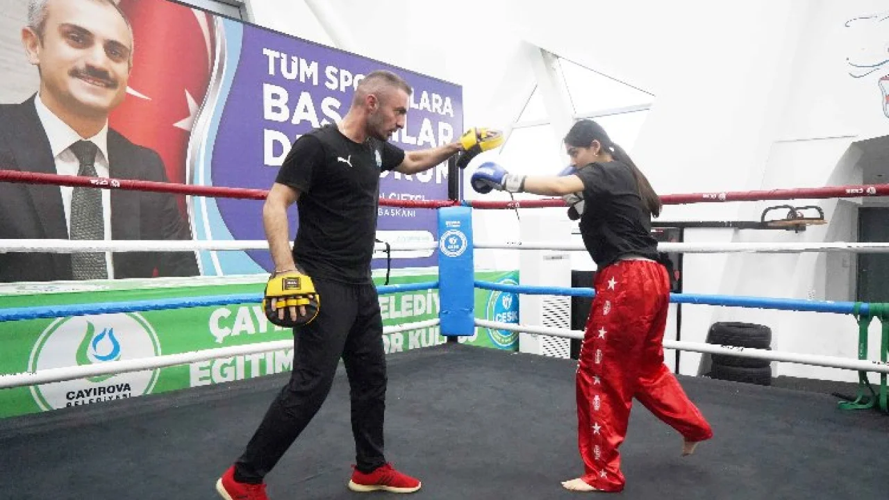 Çayırova'da kış spor okullarında eğitime devam -