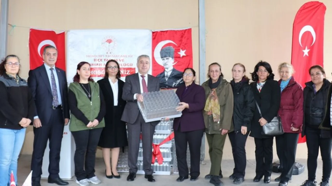 Kadınlar tarımsal üretimde Menderes'te de güçleniyor -