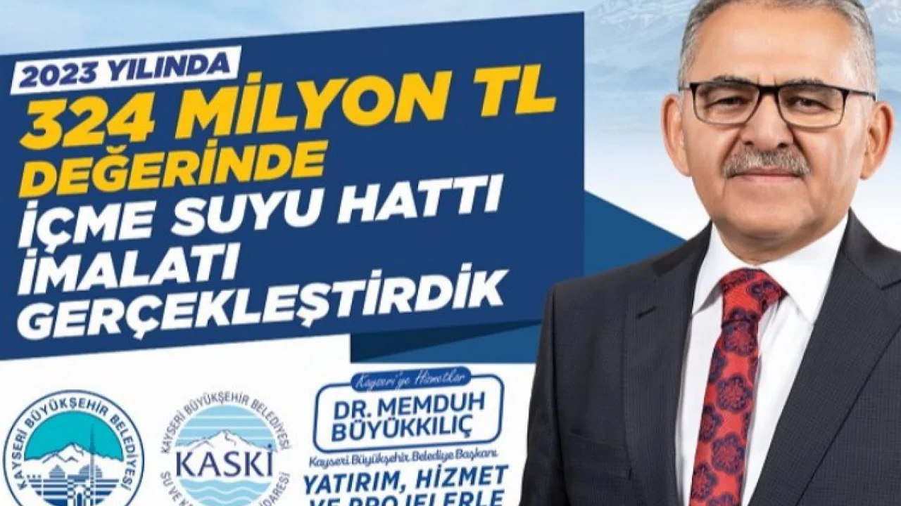 KASKİ’den daha kaliteli içme suyu için 324 milyon 943 bin TL’lik yatırım -