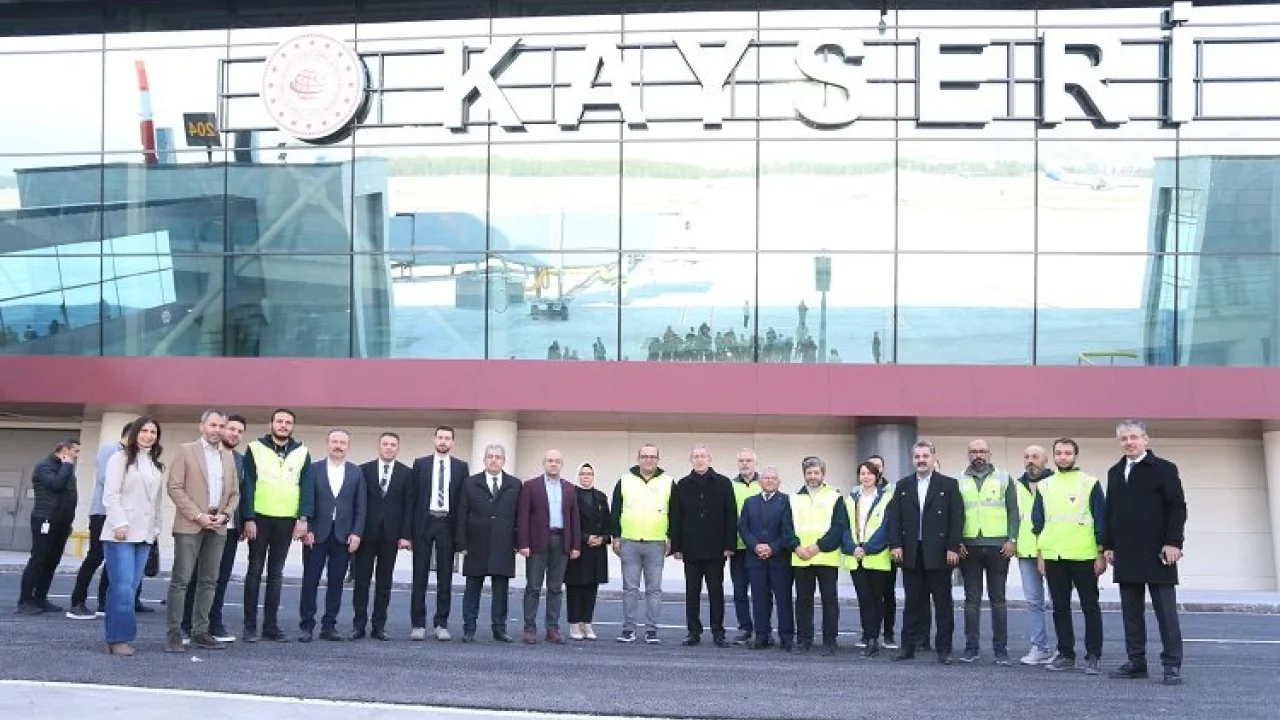 Kayseri dinamiklerinden yeni havaalanına inceleme -
