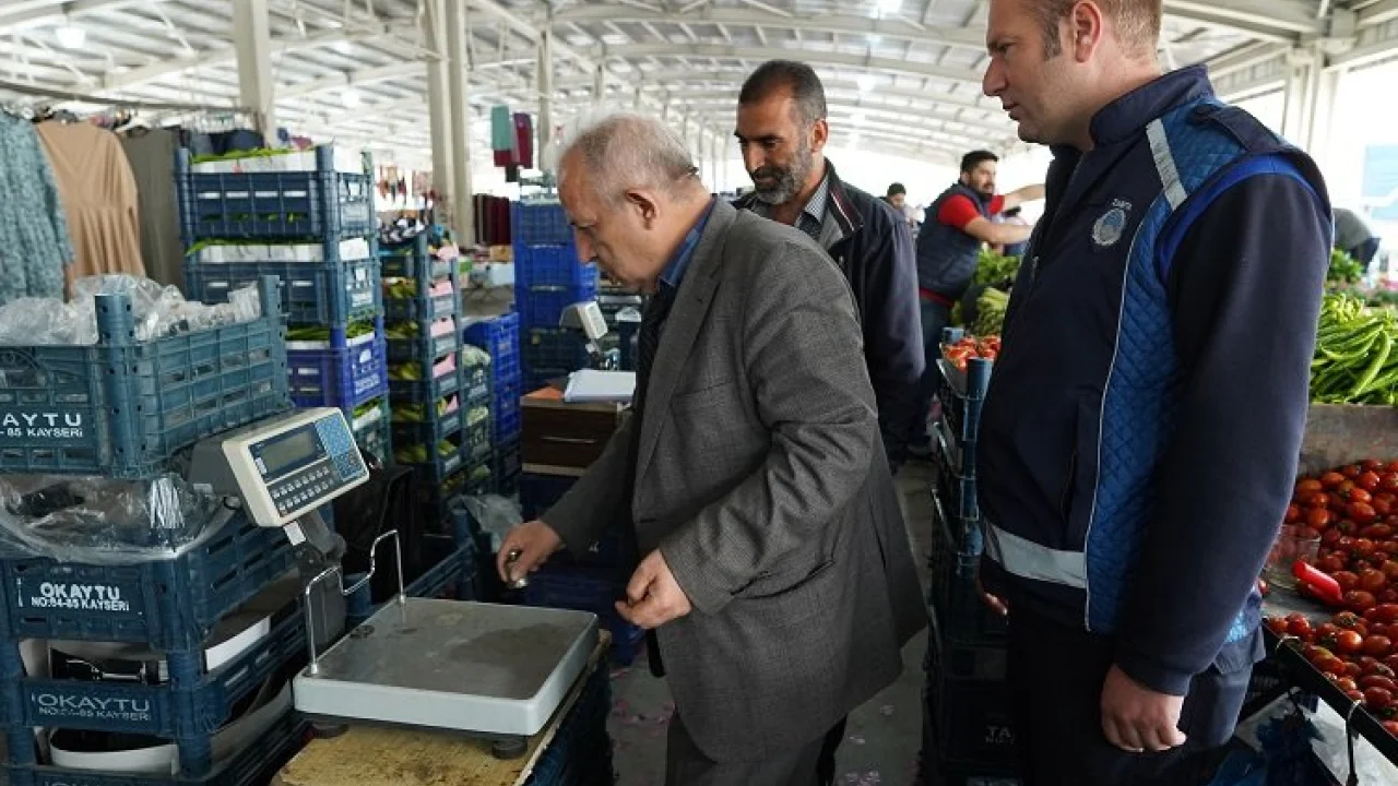 Kayseri Melikgazi'den ölçü tartı uyarısı -