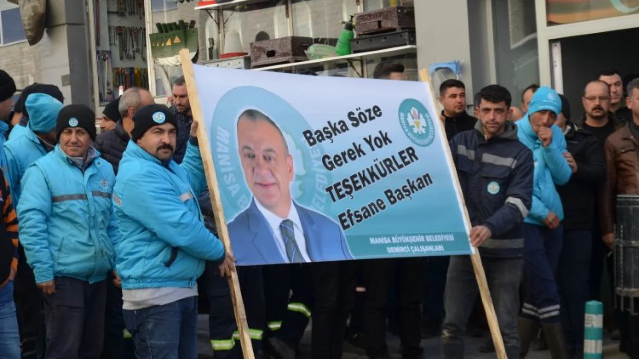 Manisa Büyükşehir'de maaş zammı sevinci -
