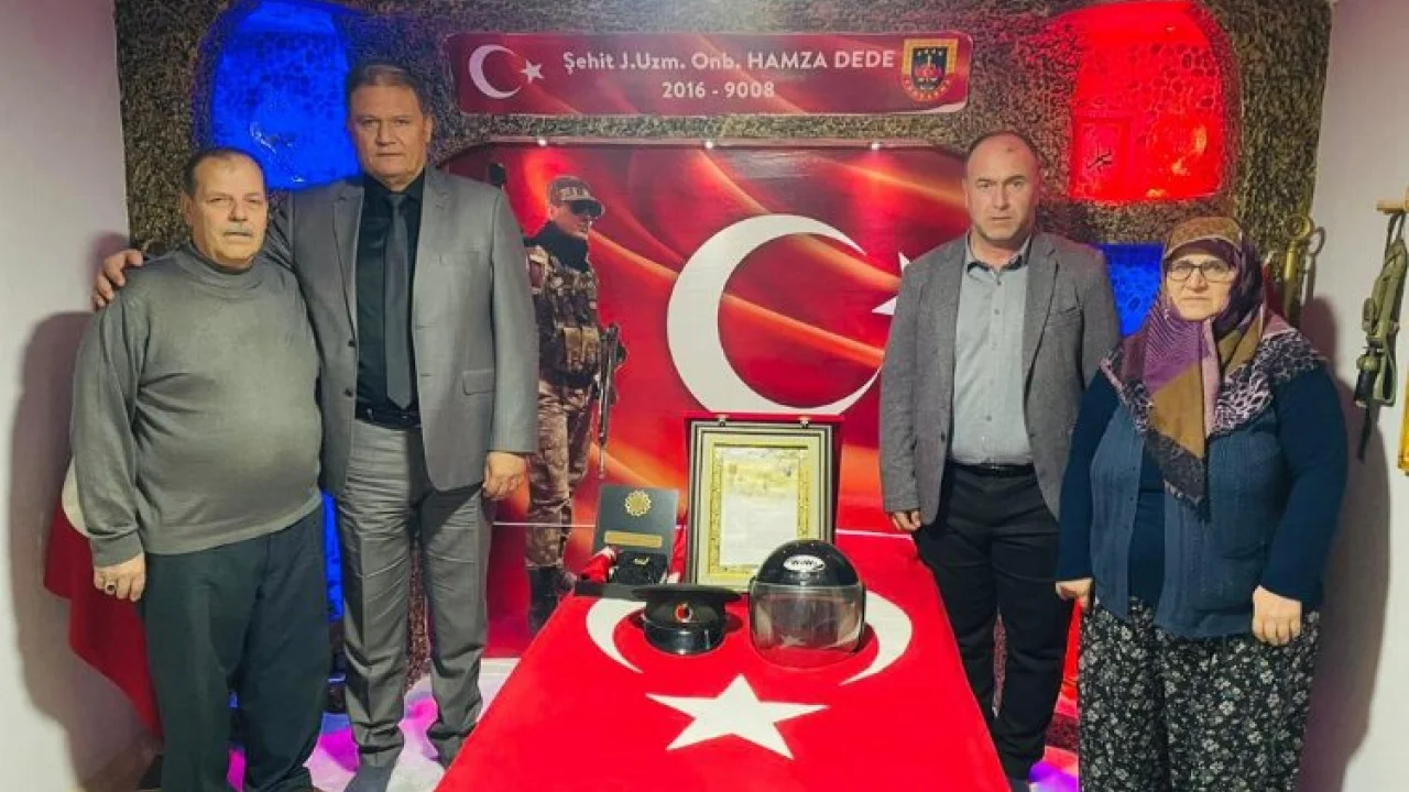 Manisa Büyükşehir'den şehit ailesine ziyaret -