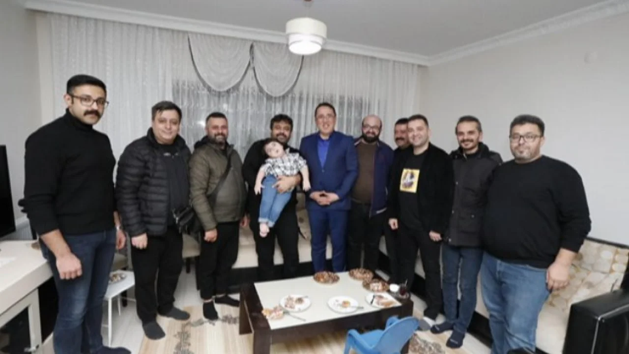 Nevşehir'de SMA hastası Yusuf Eren'e sürpriz doğum günü -