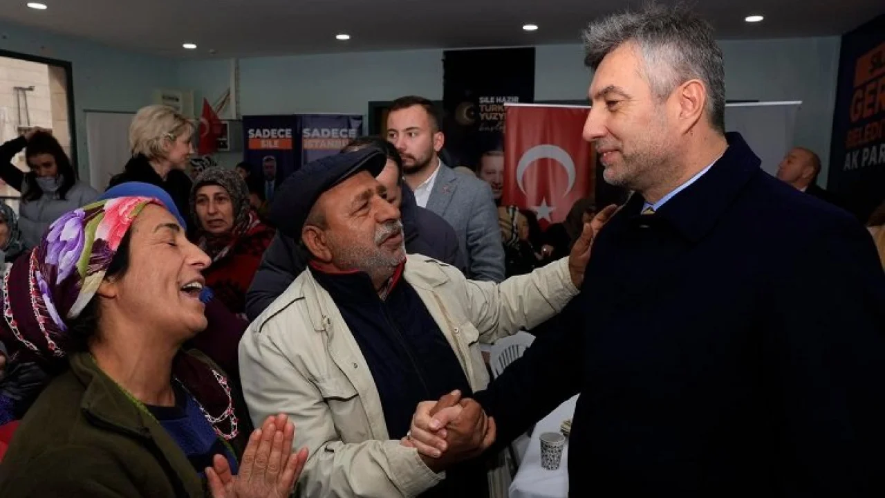 Ak Parti Seçim İrtibat Bürosu açılışında İlhan Ocaklı’ya yoğun ilgi -