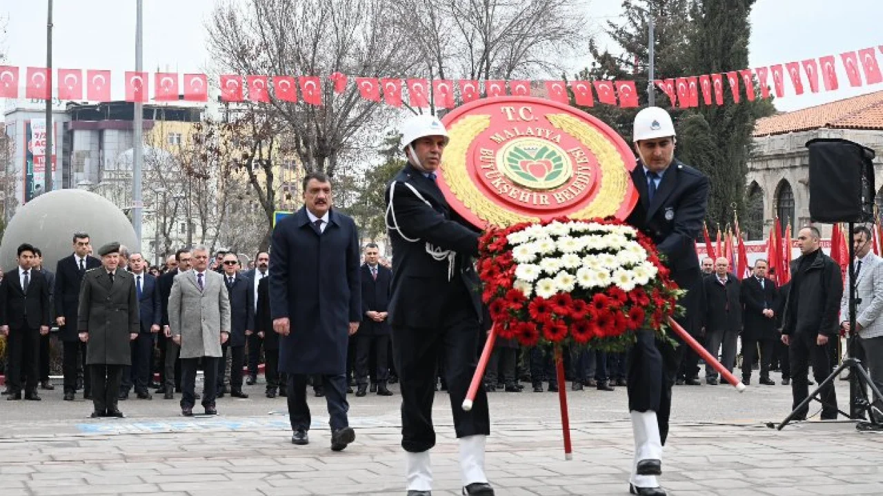 Atatürk’ün Malatya’ya gelişinin 93. yılı için tören yapıldı -