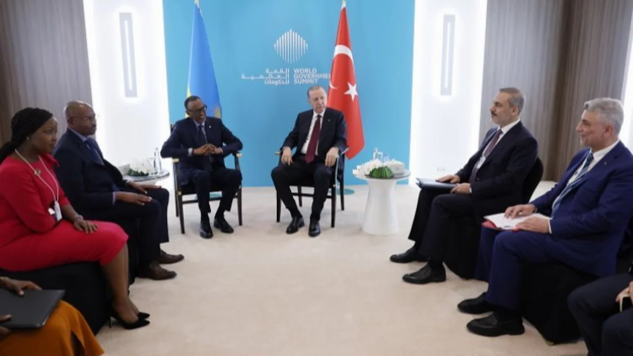 Cumhurbaşkanı Erdoğan, Ruanda Cumhurbaşkanı Kagame ile görüştü -