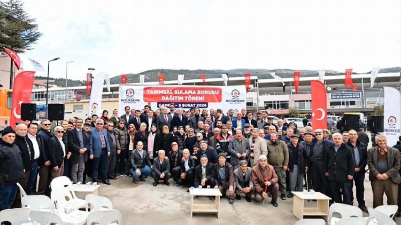 Denizli Büyükşehir’den tarımsal sulamaya dev destek -