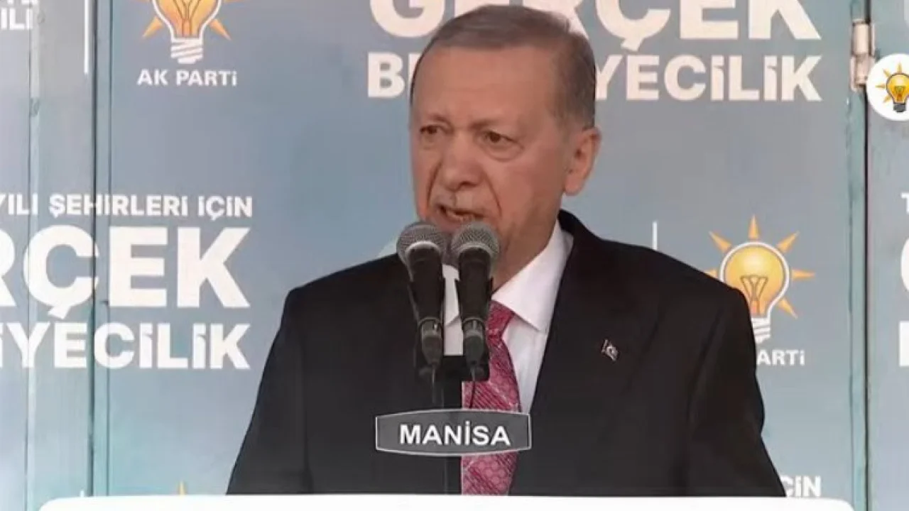 Erdoğan Manisa mitinginde konuştu -