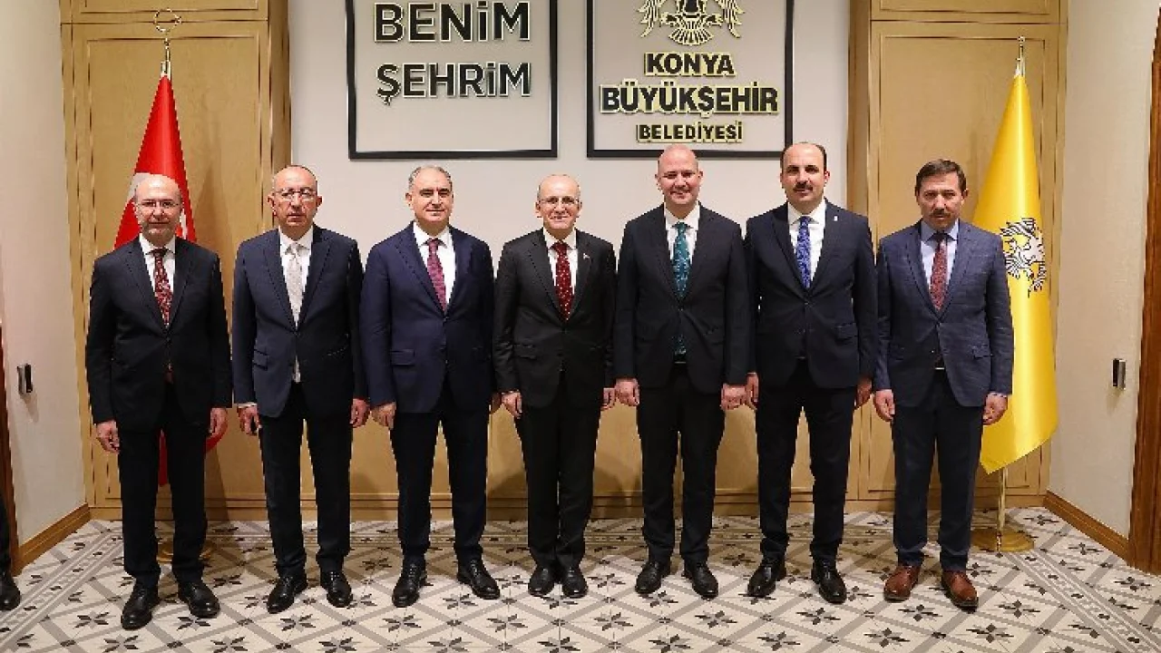Hazine ve Maliye Bakanı Şimşek Başkan Altay’ı ziyaret etti -
