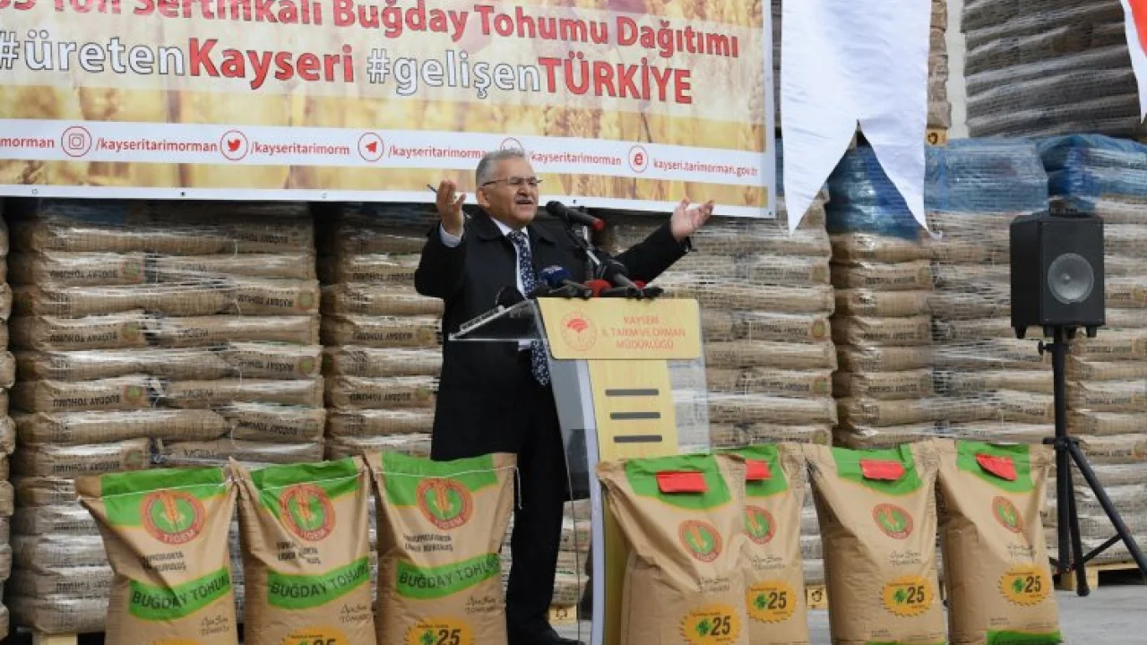 Kayseri tarımda Başkan Büyükkılıç'ın desteği ile yükseliyor -