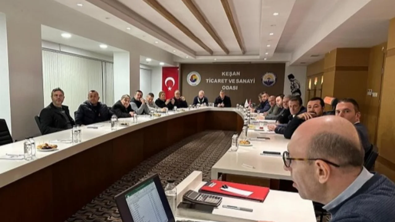 Keşan TSO Ocak ayı meclis toplantısı gerçekleştirildi -