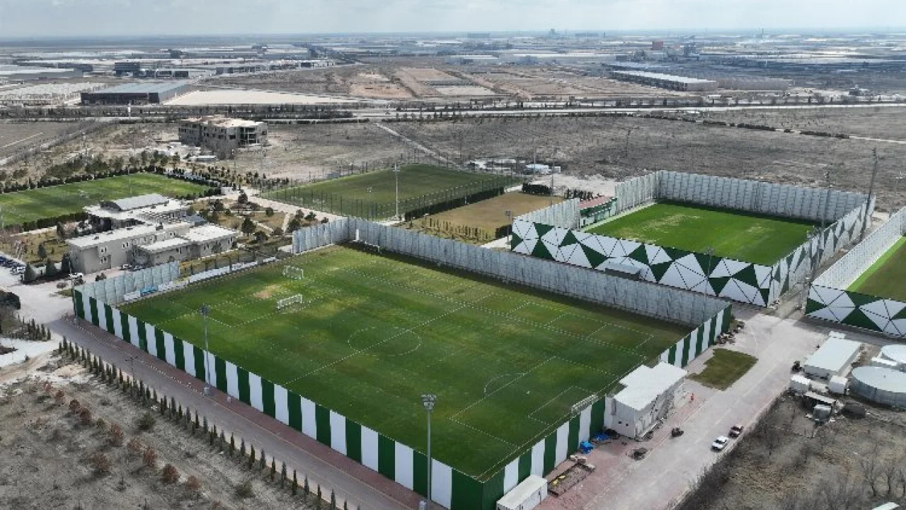 Konyaspor'un yeni tesisi için çalışmalar sürüyor -