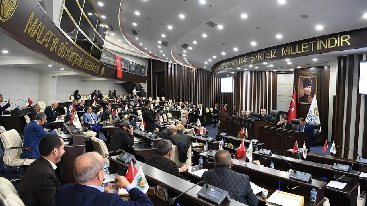Malatya Büyükşehir Belediye Meclisi toplantı -