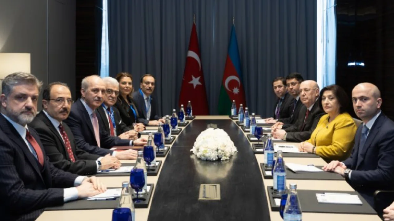 Numan Kurtulmuş, Azerbaycan Milli Meclisi'nde -