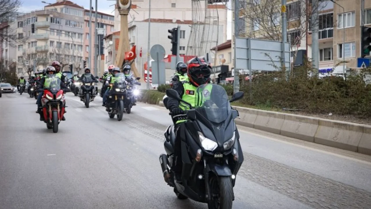 Şeyh Edebali diyarından Ertuğrulgazi diyarına konvoy -