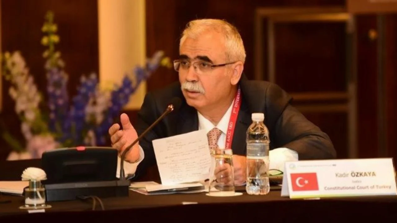 AYM'de Kadir Özkaya yeniden başkanvekili -