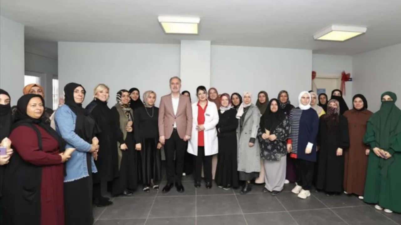 Başkan Taban Huzur Mahallesi İnesmek Kurs Merkezini ziyaret etti -
