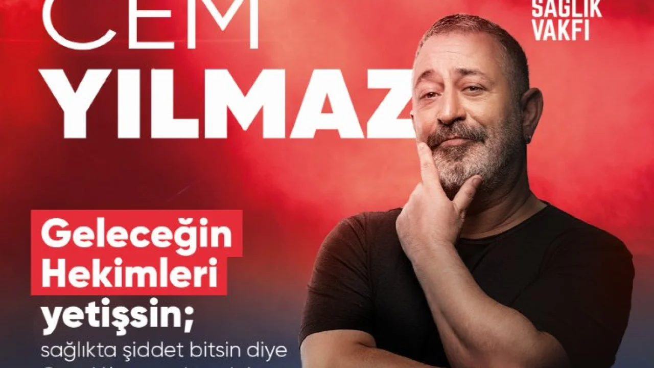 Cem Yılmaz 'sağlıkta şiddet bitsin' diye sahneye çıkacak -