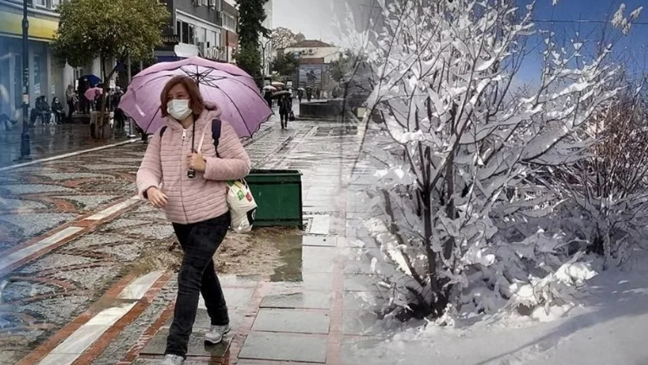 Doğu'ya kar, Marmara'ya kuvvetli yağış uyarısı -