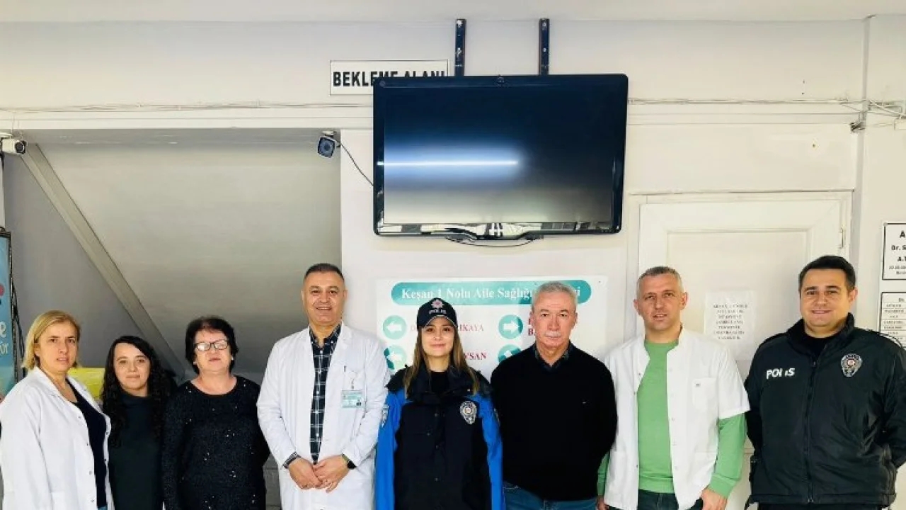 Keşan İlçe Emniyet Müdürlüğü'nden 14 Mart Tıp Bayramı ziyaretleri -