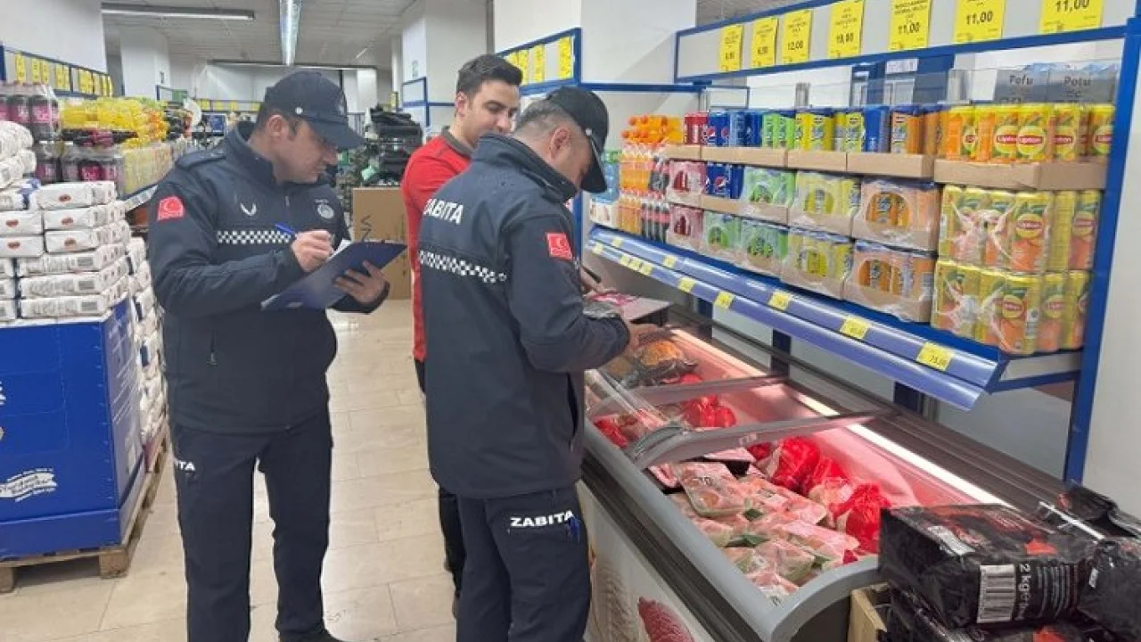 Melikgazi'de ramazan ayı öncesi fiyat ve etiket denetimi -