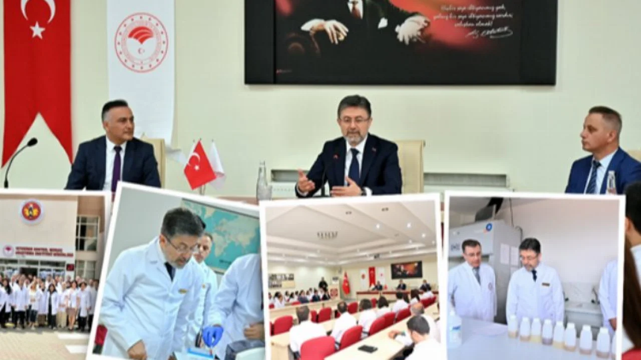 Bakanı Yumaklı, Veteriner Kontrol Merkez Araştırma Enstitüsünü ziyaret etti -