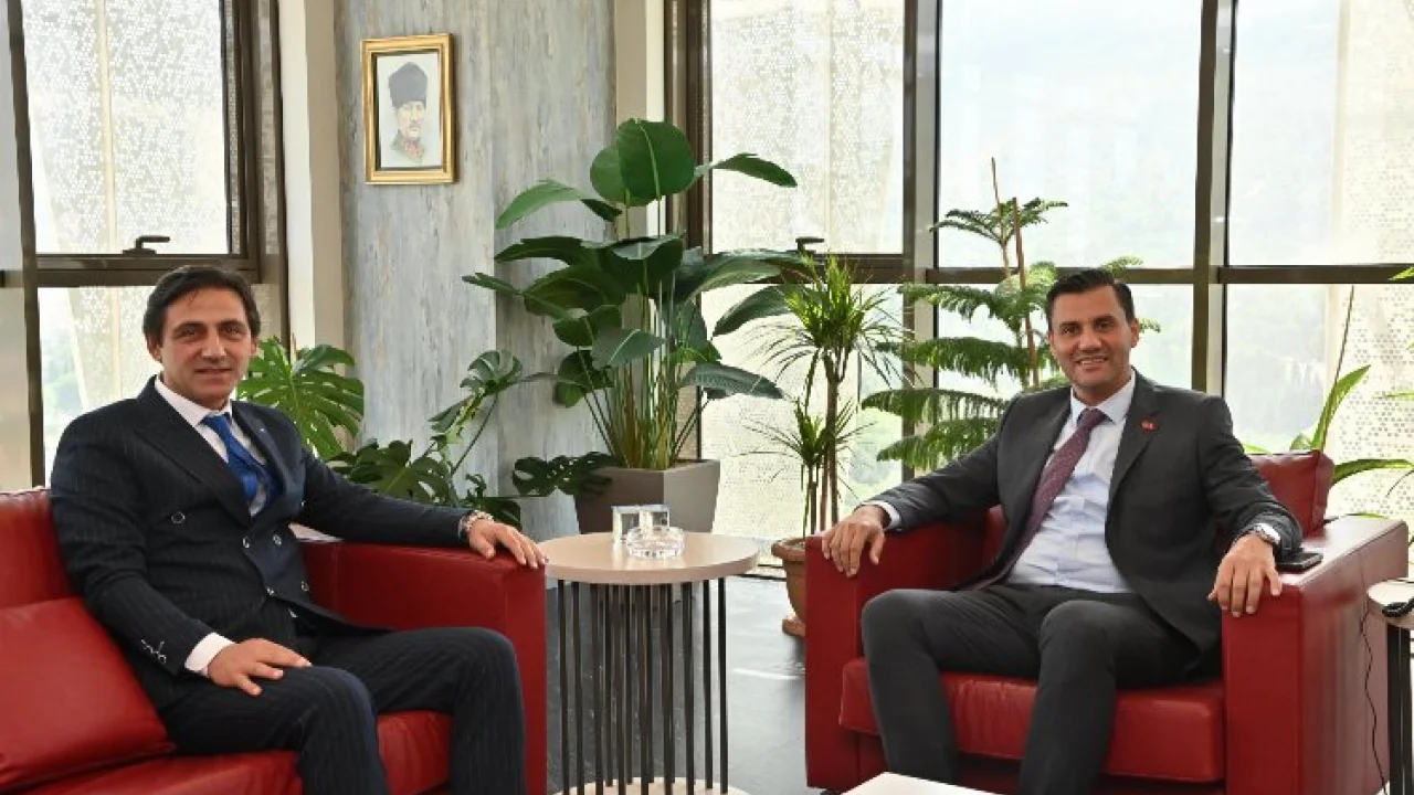 Başkan Ferdi Zeyrek, Başkan Daban’ı konuk etti -
