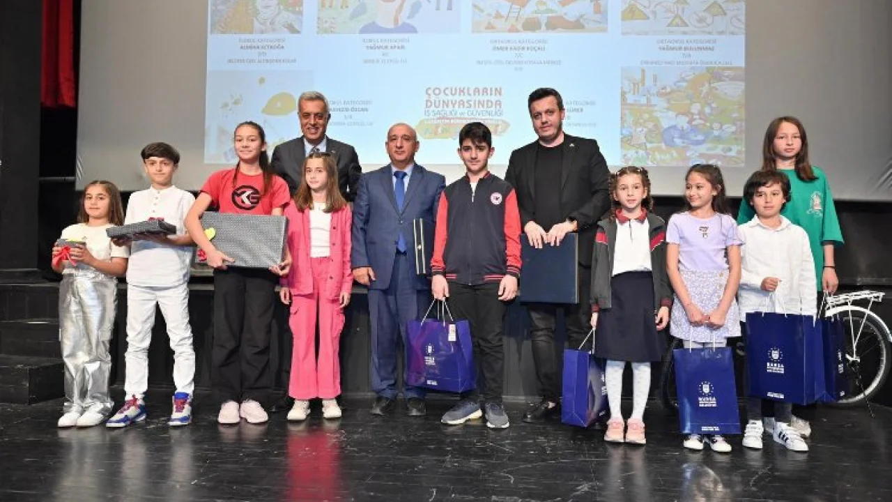 Bursa'da minikler ödüllerine kavuştu -