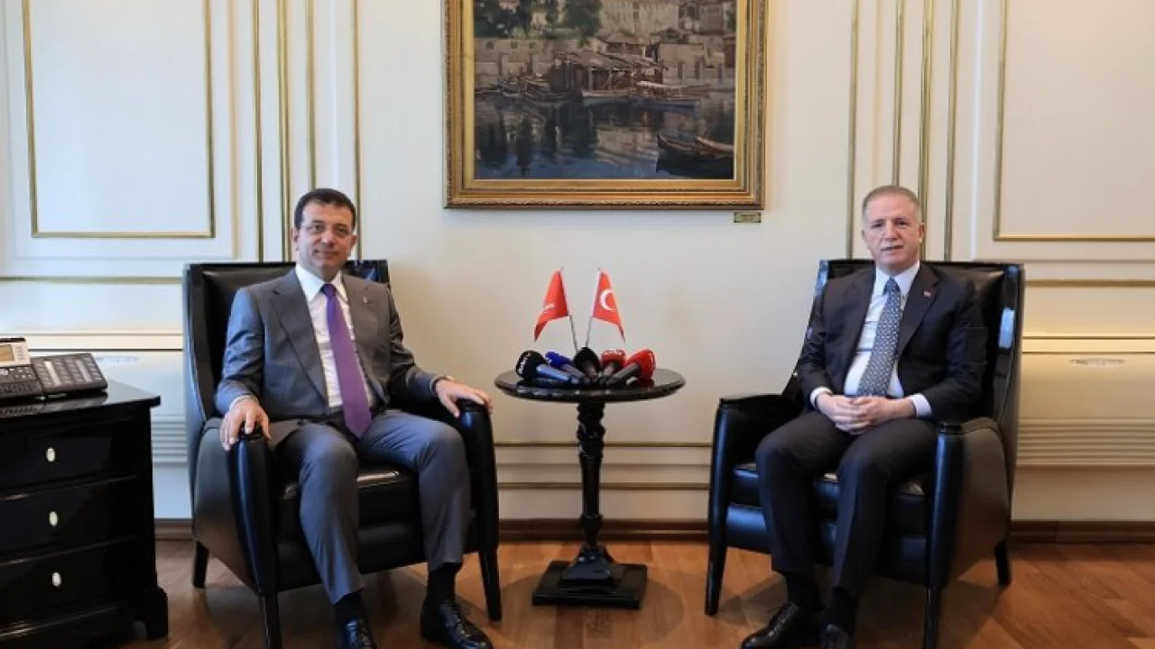 Vali Gül'den İmamoğlu'na tebrik ziyareti -
