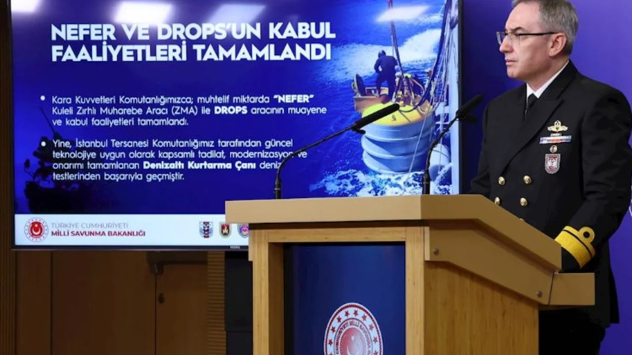'Nefer' ve 'Drops'un kabul faaliyetleri tamamlandı -