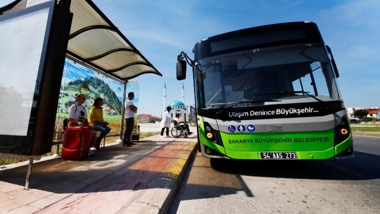 Sakarya'da otobüsler bayramın 4 günü de ücretsiz -